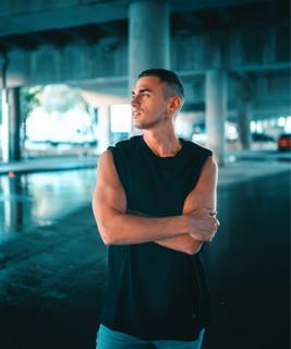 B