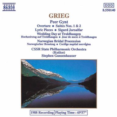 Grieg: Peer Gynt Suites 1 and 2 / 3 Orchestral Pieces From Sigurd Jorsalfar