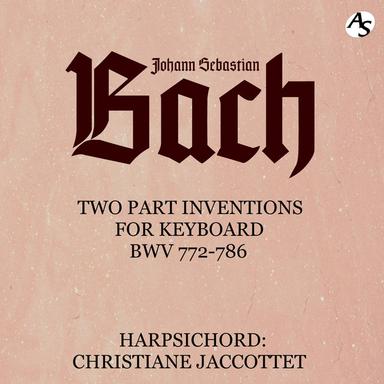 Two part inventions for keyboard, No.1 in C Major, BWV 772