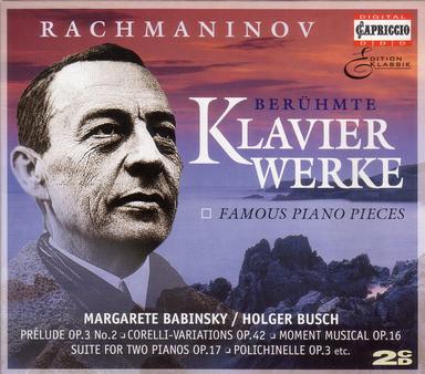 Rachmaninov, S.: Variations On A Theme of Corelli / Morceaux De Fantaisie / Suite No. 2 / 6 Duets