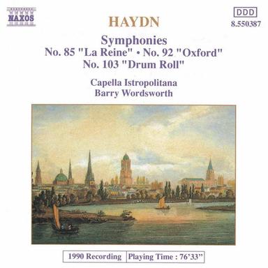 Haydn: Symphonies, Vol. 5 (Nos. 85, 92, 103)