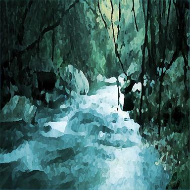 Rocky Rushing Stream