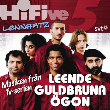 Leende guldbruna ögon